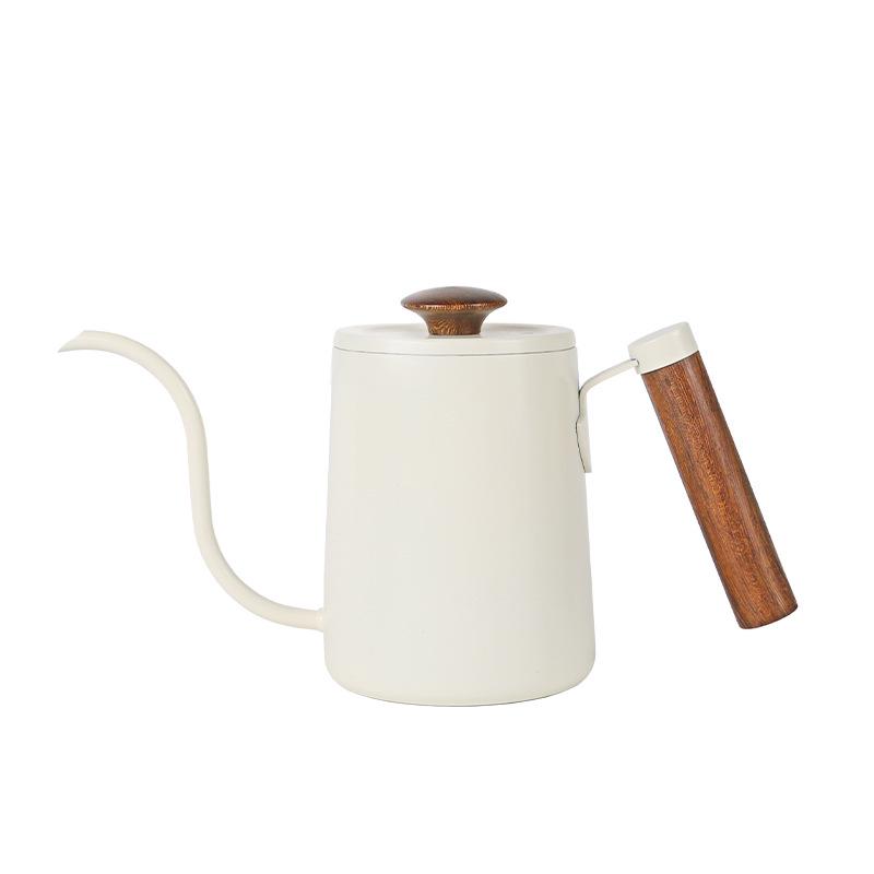 With Siphon Kettle Gooseneck Coffee Solid Wood Handle