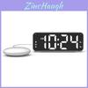 Contemporary Electronic Alarm Clock With Lcd Display And Vibration For Deep Sleep Relief