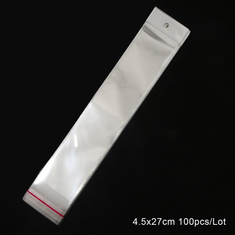 100Pcs Sealable Plastic Transparent Small Packaging Bag For Jewelry