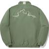 Li Ning Outdoor Series Solid Color Zip-Up Stand Collar Breathable Cardigan Jacket Unisex Jacket Military-Green AFDUC87-2