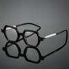 Vintage Polygon Optical Frames Men  Fashion Blue Light Blocking Glasses Women Trendy Luxury Brand Design Eyeglasses