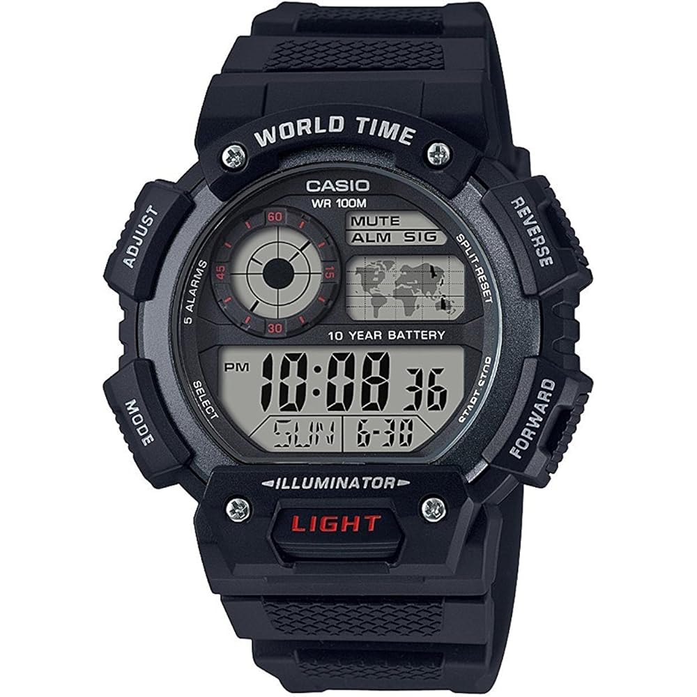 Мужские цифровые часы Casio AE-1400WH-1A [Параллельный импорт]