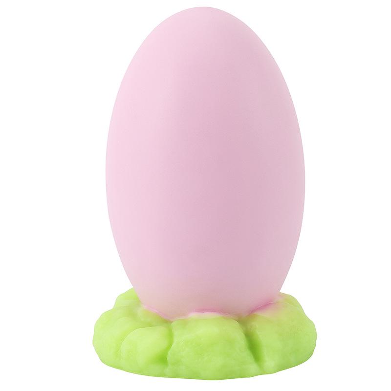 Lebendiger Drachenei-Silikon-Analplug-Spielzeug - Weicher, unregelmäßig geformter Dildo für Erwachsenenspiele