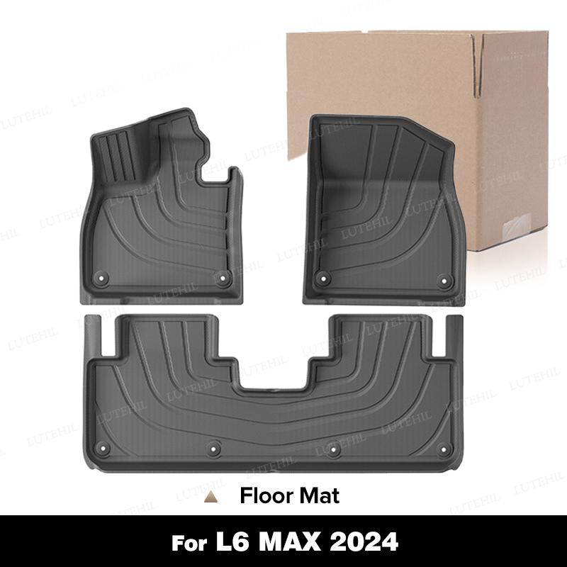 For LEADING IDEAL Lixiang Auto L6 MAX/L6 PRO 2025 All-Weather TPE Floor Mat Custom Carpet Cover Automotive Interior Accessori