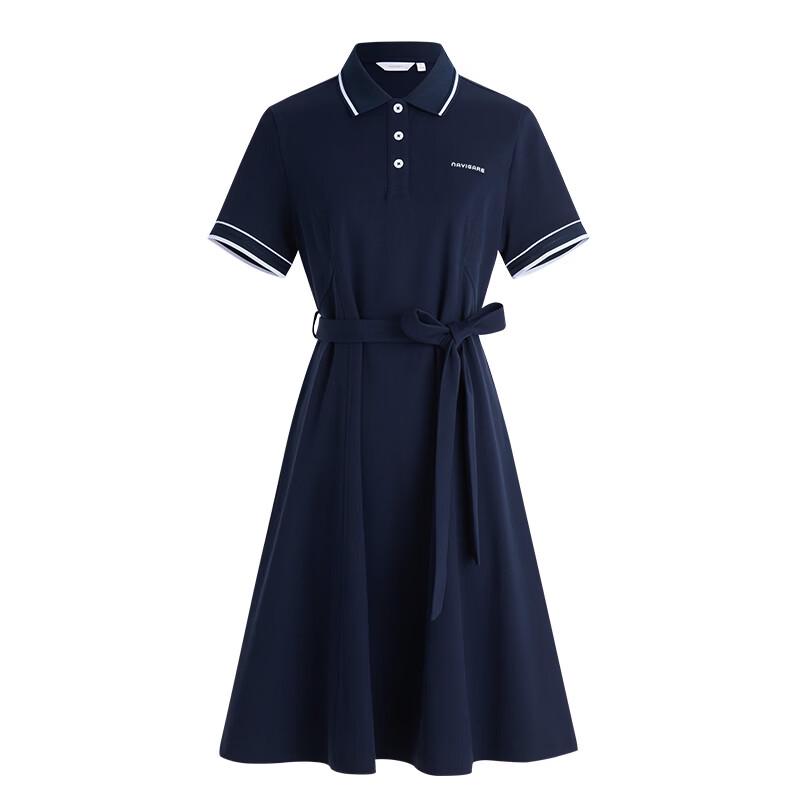 Navigare Women's Polo Collar Midi Dress