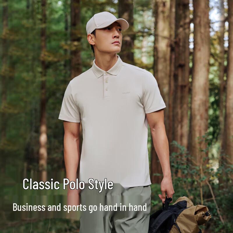 Pelliot Men's Outdoor Quick-Dry Polo Shirt
