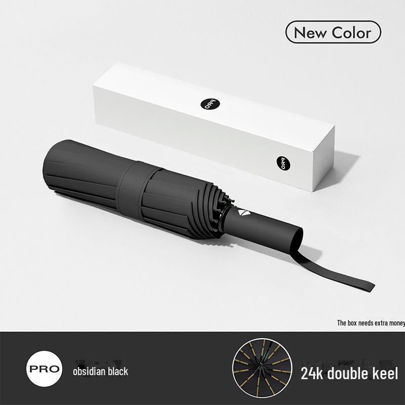 32-Rib Automatic Folding Umbrella with UV Protection & Logo Printing