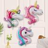 Unicorn Aluminum Foil Balloons for Children's Birthday Party Decorations