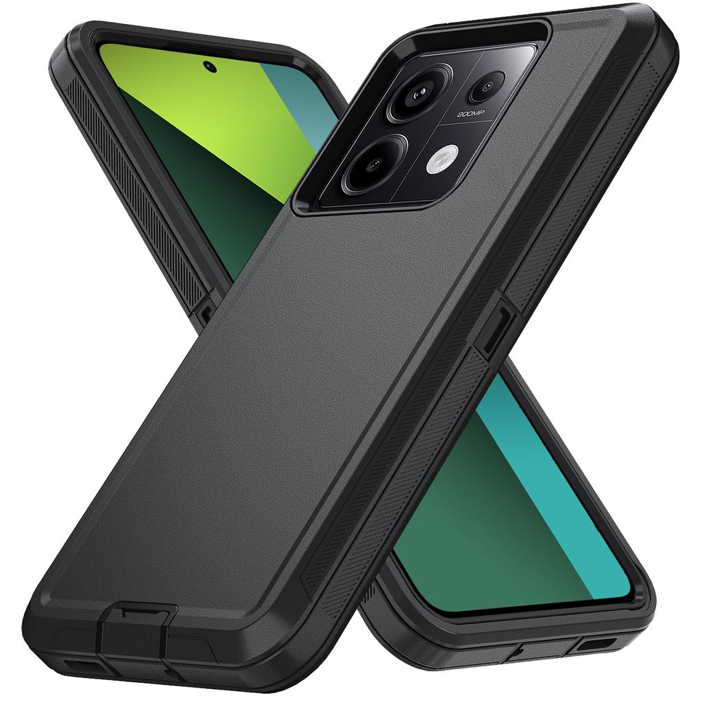 Heavy Duty Hybrid Ott-Box Defender Phone Case For Xiaomi Redmi Note 15 13 Pro Plus 4G 5G 15A 15C 13R 3-Layer Protective Cover