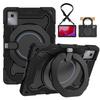 Case for Motorola Moto Pad 2026 11-Inch Tablet Built-in Shoulder Strap Kickstand - Soft Silicone Hard Back Kids Friendly Cover