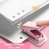 Single Ring Mini Hole Punch 1 Hole Cute Paper Punch Portable Round Hole Puncher  Office School Binding Supplies Stationery