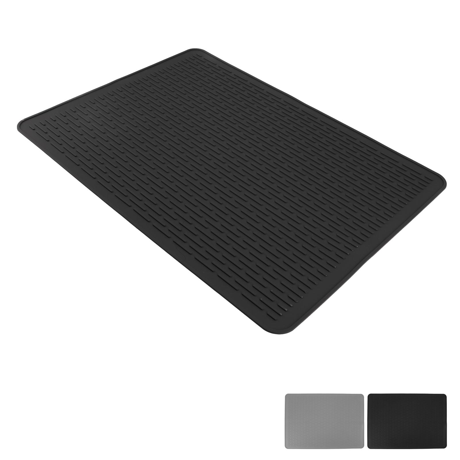 Коврик для сушки посуды Силиконовый нескользящий термостойкий коврик для мытья посуды — фото 4