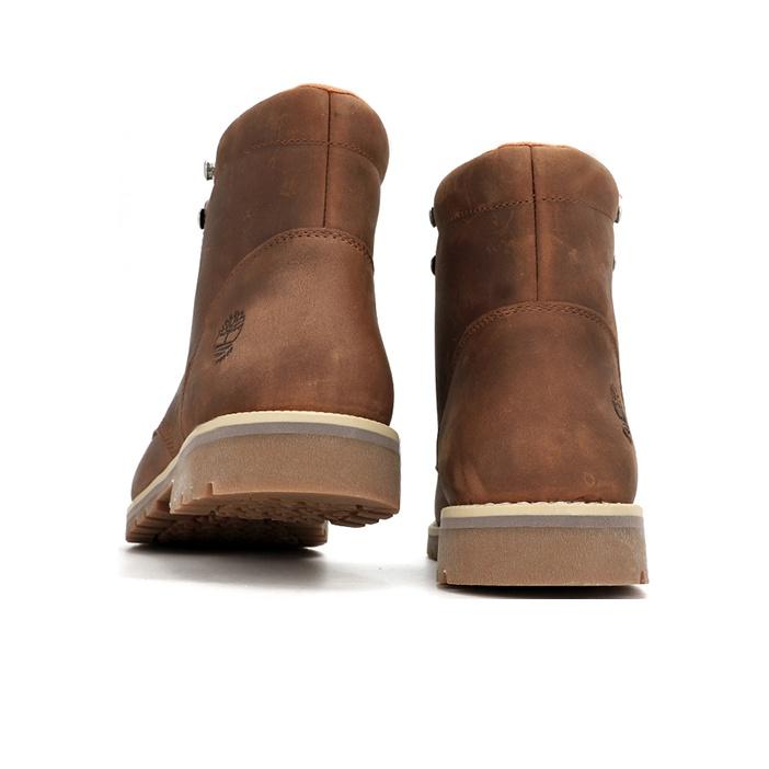 Timberland Redwood Falls Moc Toe BT Casual Outdoor Mid Calf Martin Boots Uomo stivali Rust A2EDRF13