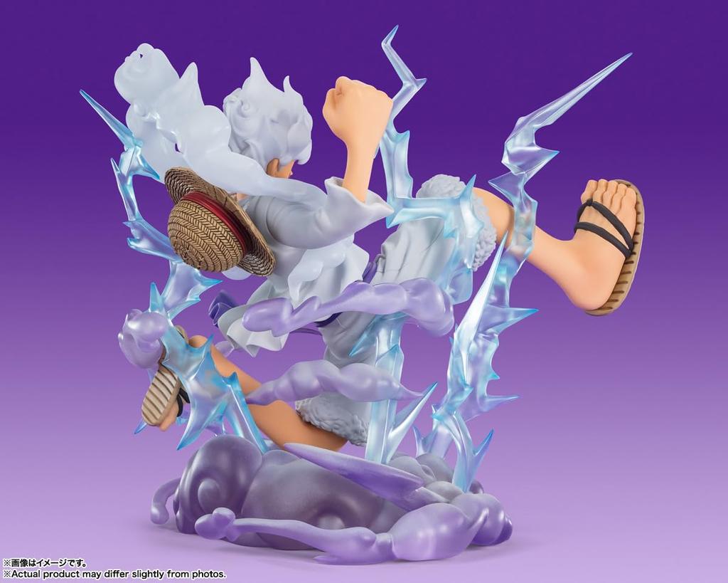TAMASHII NATIONS Figuarts ZERO ONE PIECE [Super Fierce Battle] Monkey D. Luffy - Gear 5 "Giant" - PVC & ABS Painted Complete Figure