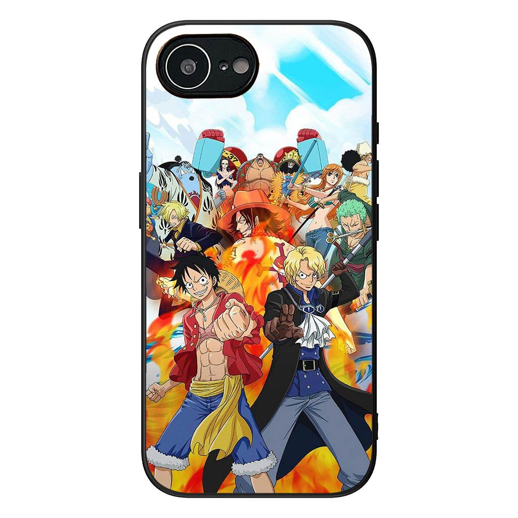 Logo One Zoro Luffy Piece Anime Case for Motorola Moto G54 G05 G24 G45 G55 G75 G85 G15 G57 G86 Power Edge 50 30 Fusion neo Pro