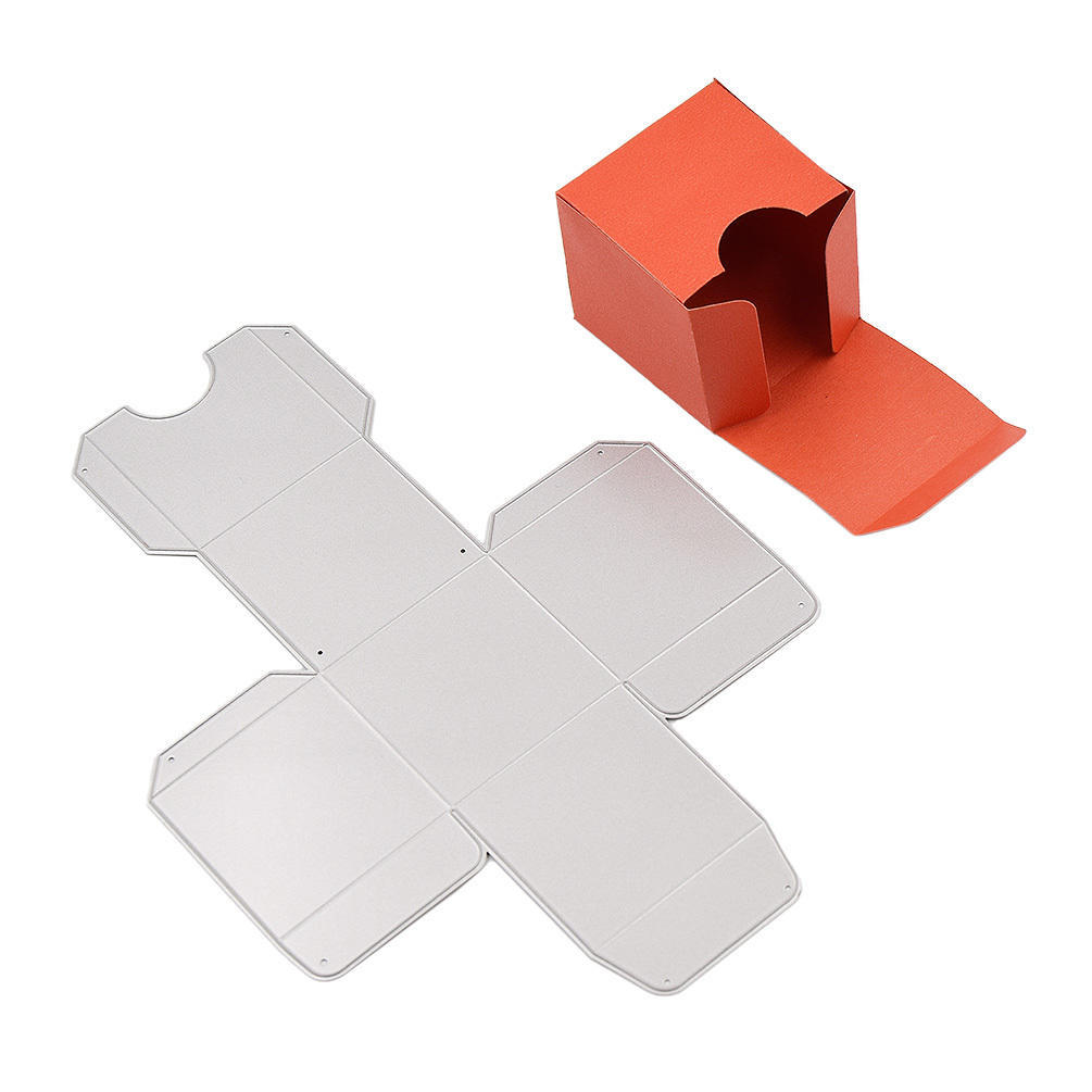Stirbt Cut Kerze Box Metall Stanzformen Schablonen für DIY Scrapbooking