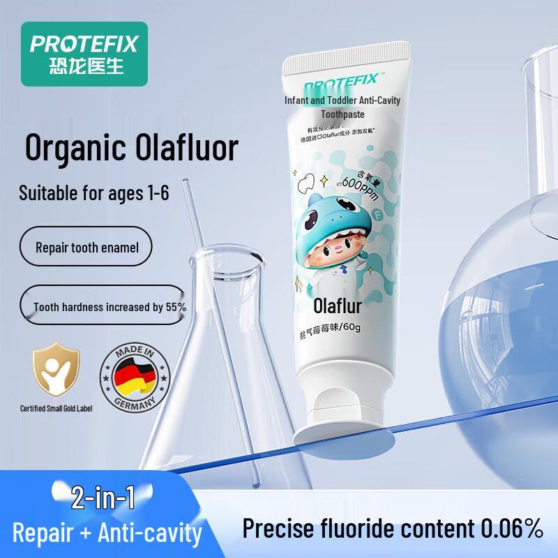 PROTEFIX German Organic Olaflur Anti-Cavity Toothpaste