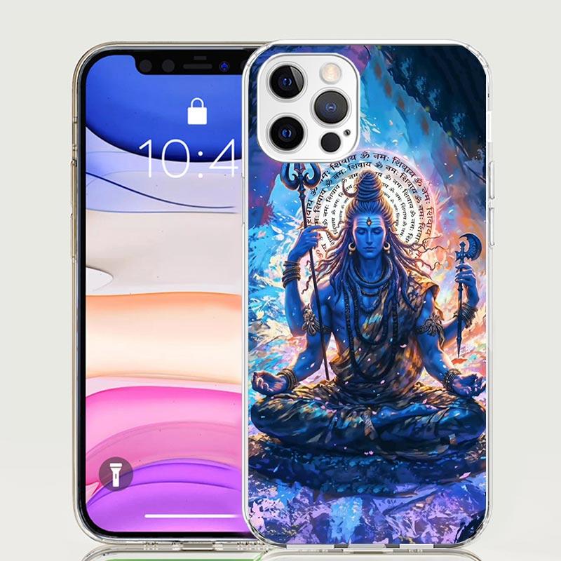 

Лорд Шива Индуистский Бог Будда Индия Чехол для Телефона Для iPhone 17 Air 16 15 Plus 11 14 Pro Max 13 Mini 12 7 8 + SE Узор Искусство Индивидуальн iPhone 7(8)SE