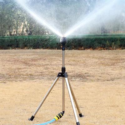 Adjustable Range Tripod Sprinkler 360°Rotary Rotating Sprayer Lawn Watering Sprinkler  Planting