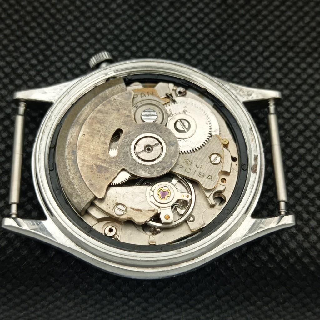 USED VINTAGE SEIKO 5 AUTOMATIC 7019A JAPAN MENS D/D ARABIC WATCH 603-a313775-9 SKU603-a313775