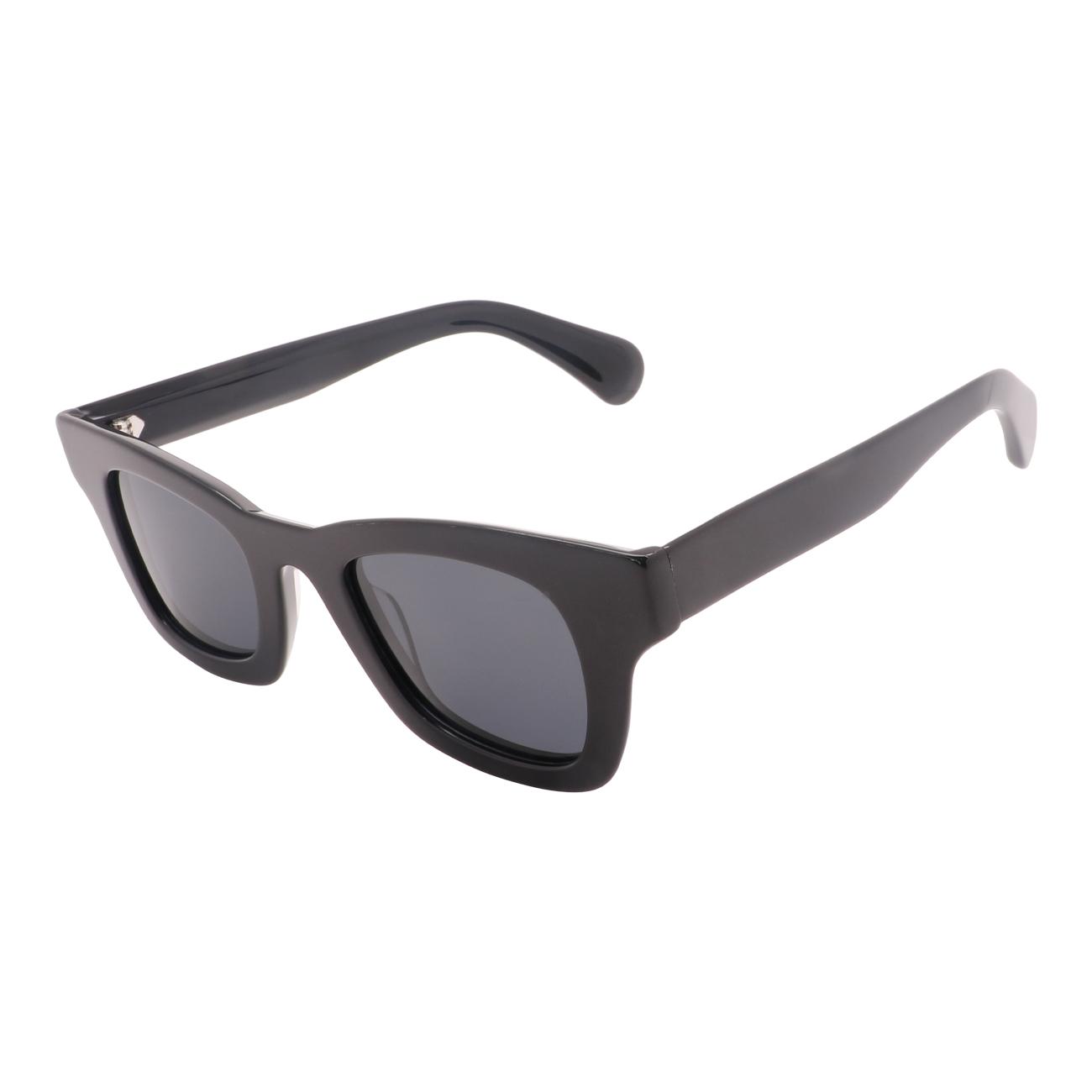 New Arrivals Polarized Acetate Sun Glasses Transparent Custom Logo Square Eyewear Thick Shades Sunglasses for Men Women UV400