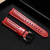 18mm 20mm 22mm 24mm 26mm Handgefertigtes atmungsaktives Rindsleder Uhrenarmband für Panerai Herrenarmband für Omega Uhrenarmband Zubehör
