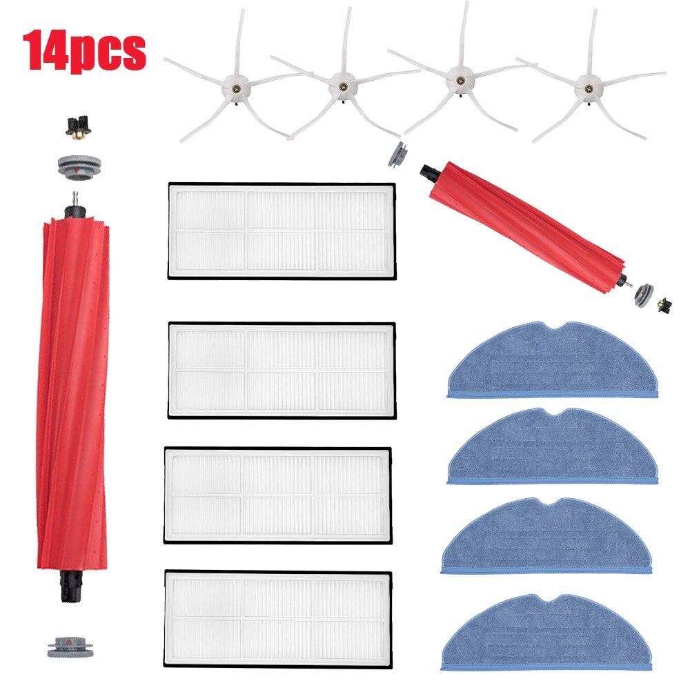 For Xiaomi Roborock S7 S70 S75 S7Max S7MaxV For Roborock Filter + Side Brush + Main Brush + Mop Cloth Vacuum Cleaner Accessories