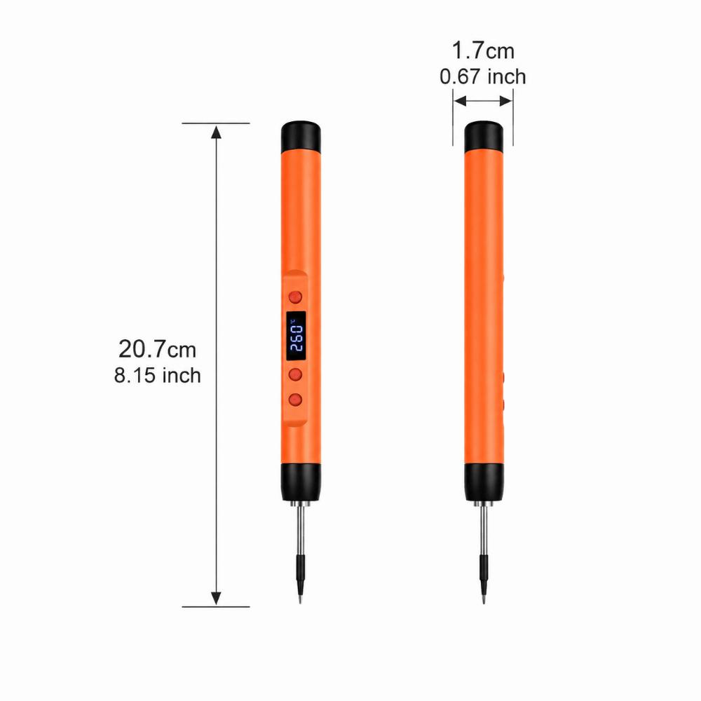 25W Power USB Soldering Iron Lithium Battery Solder Set Adjustable Soldering Iron  Outdoor Repair