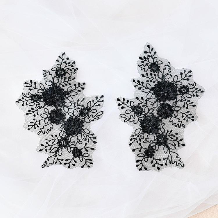 Embroidery Car Bone Lace Lace Book White, Bridal Headgear Handmade Diy Material, Wedding Dress Decoration Accessories
