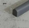 1PC 2m/78.74inch Water Retaining Strip Bathroom Sealing Stopper Shower Dam Retaining Non-slip Dry And Wet Separation Flood Barri