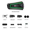 A1 Bluetooth Full Face Helmet Earphones, Waterproof Noise-Cancelling Motorcycle Intercom