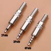 2/5/10pcs 2.5mm 3.5mm Headphone Male Plug Mono Stereo Audio Solder Cable Connector 2/3/4 Pole Earphone Jack AdapterGood Product