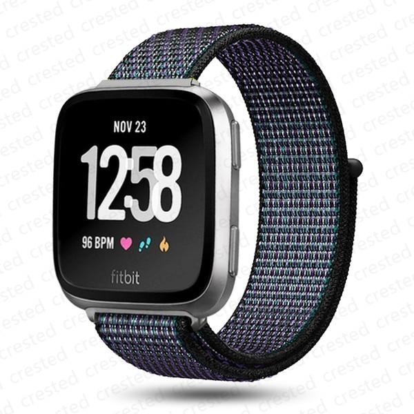 Nylon Loop Strap for Fitbit Versa 4 3 band Smart watch replacment Soft Breathable Sport belt Correa Bracelet Fitbit Sense 2 band