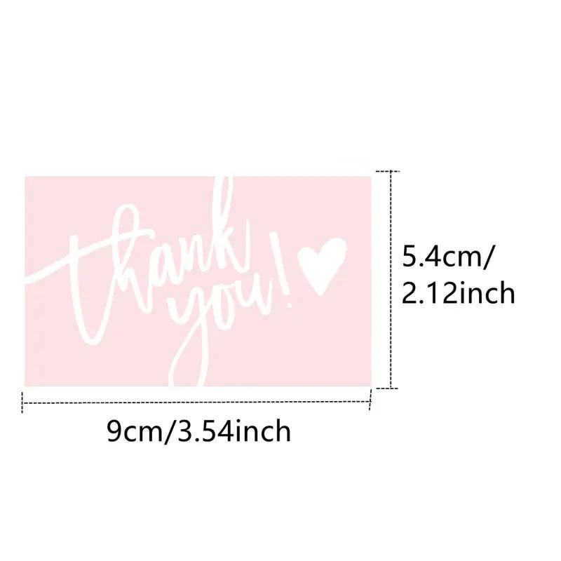 50PCS Thank You Cards Small Business Gift Cards Wedding Thank You Card HK02