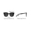 Gentle Monster Myma-01 Square Sunglasses With Letter Engraving Unisex Sunglasses Black MYMA-01