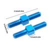 2 Pieces Lightweight 3x18mm Aluminum Turnbuckles Ideal For DIY Remote Control Car Modifications