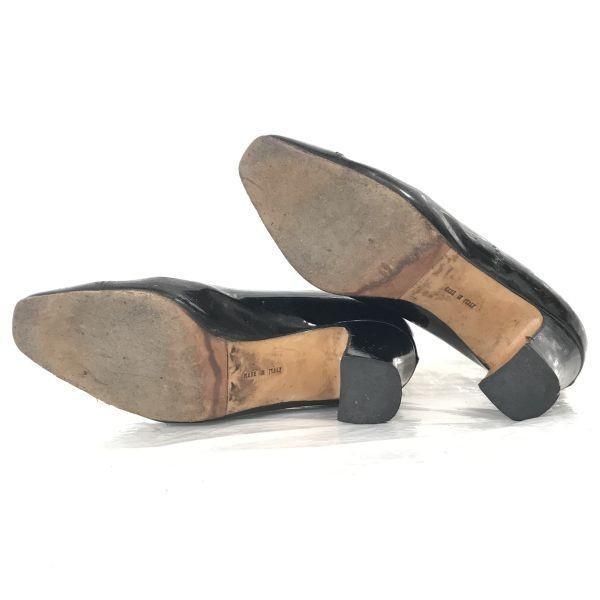 Salvatore Ferragamo Pumps High Heel Size 5C 22.5 Black Shoes Pumps(USED)