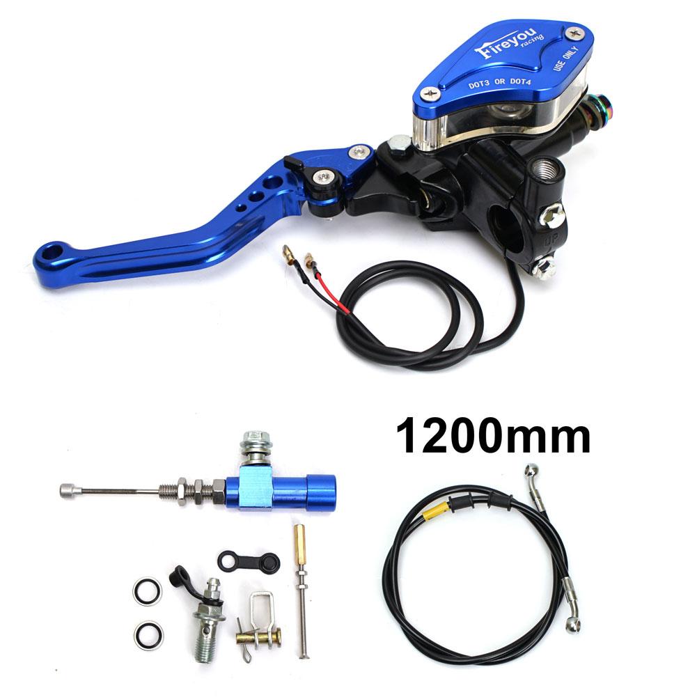 Universal 12.7mm Motorcycle Hydraulic Clutch Kit wIth Lever for Honda Yamaha Kawasaki Suzuki Motos Embrague Repair Accessories