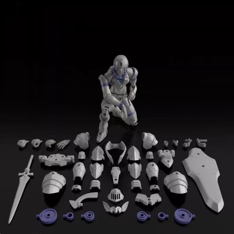 12cm KO 30 Minutes Fantasy Liber Knight Rosan Knight Snap Fit Model Kit Dual Form Mecha Assembly Toy DIY Action Figure Boys Gift