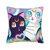 Sailor Moon Pillow Case Soft Pillow Cover For Living Room Chair Retro Trendy Pillowcases