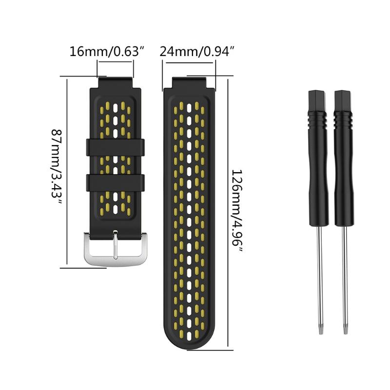 Premium Quality Water Proof Silicone Watch Band Strap With Quick Release – Sporty Soft Thick Rubber Watch Strap Assorted