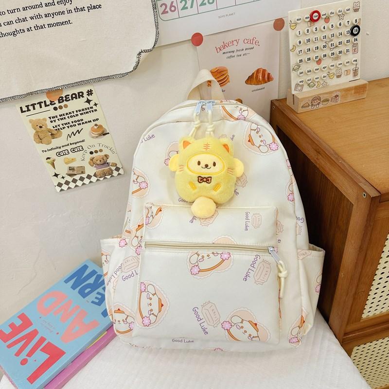 New Winter Student Backpack Cute Kindergarten Baby Small Backpack Cartoon Backpack For High School And Junior High School Students