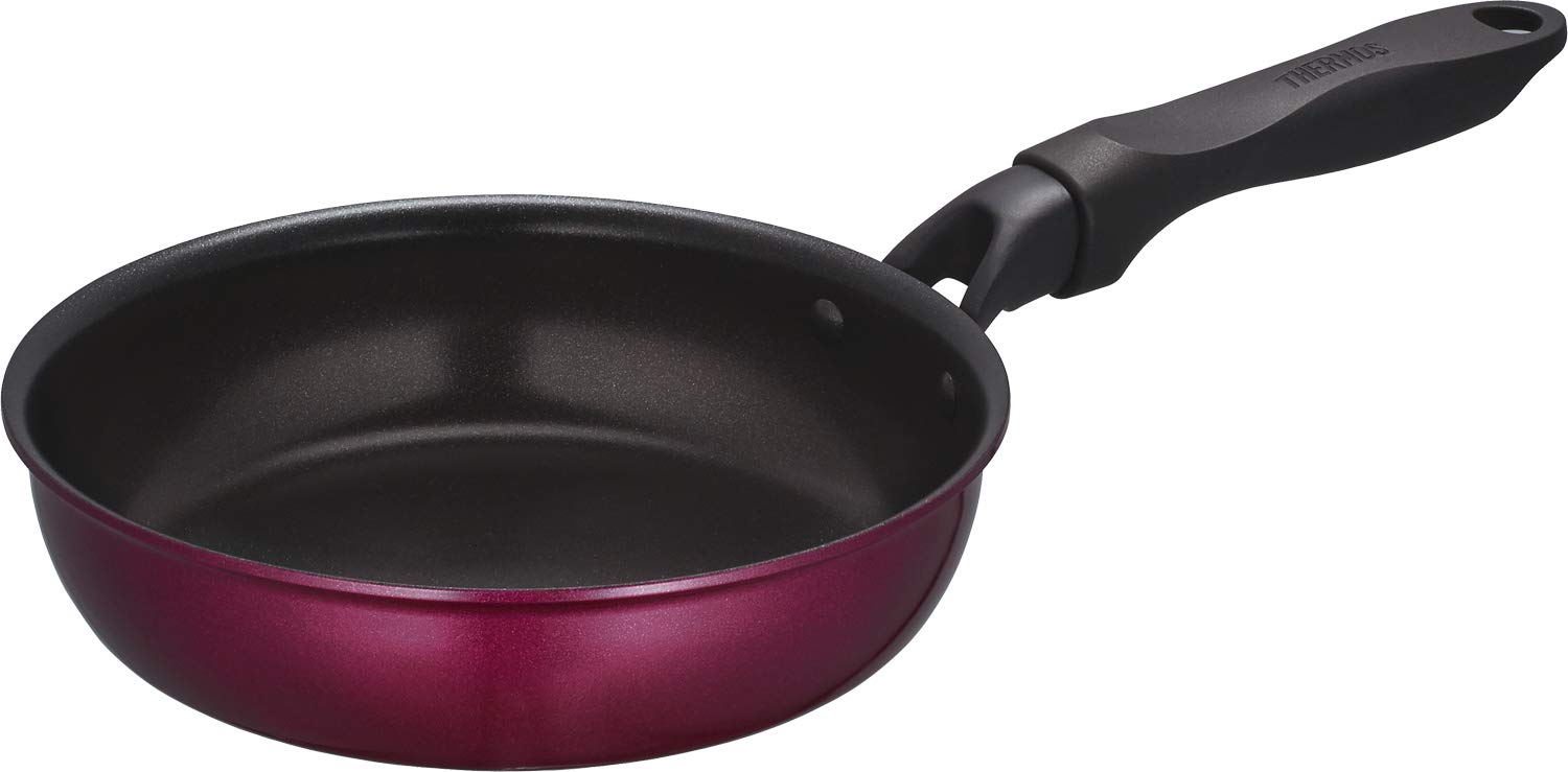 

Thermos Durable Series Frying Pan 20cm Red IH Compatible R KFF-020