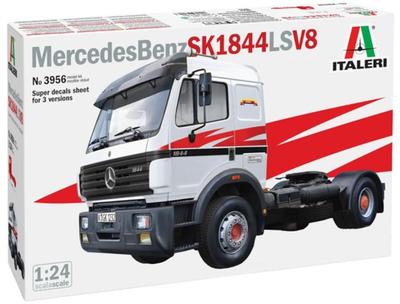 Platz Italeri SK 1844 LS V8 Tractor Head Plastic Model IT3956 1/24 Mercedes-Benz