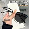 1Pieces Fashion Photochromic Glasses Half Frame Anti Blue Sunglasses Eye Protection Computer Eyeglasses Eyewear Camping Glasses