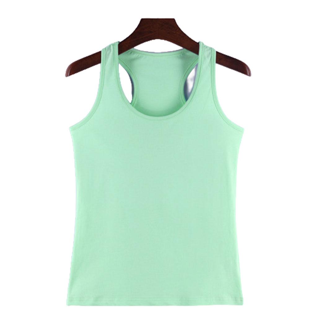 

Жіночі бавовняні майки Літні безрукавки Внутрішній одяг Майки-футболки з V-подібним вирізом Тонкі на бретельках Весняні верхні сорочки Аксесуари фарби люмінесцентні зелений колір