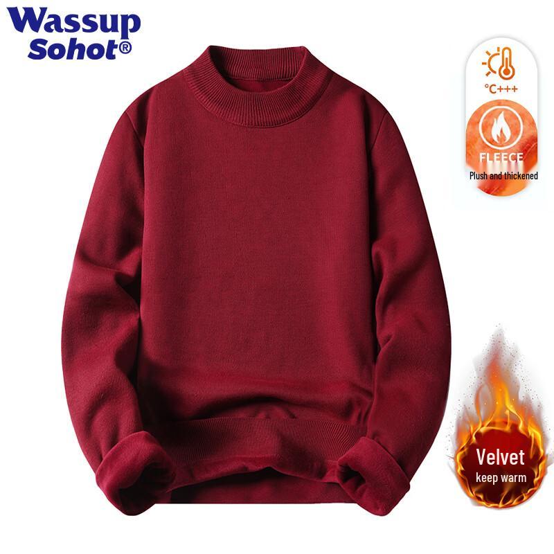 Wassup Sohot Japanese-Style Oversized Mock Neck Sweater