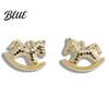 Horse Jewelry Charm 5Pcs Zinc Alloy Metal Electroplating Decoration Accessories