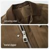Hodo Men's Barn Style Casual Pocket Lapel Jacket