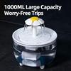 1200mL USB Electric Pet Water Fountain Auto Recirculate Filtration Cat Drinker Bowl with 4 Filters